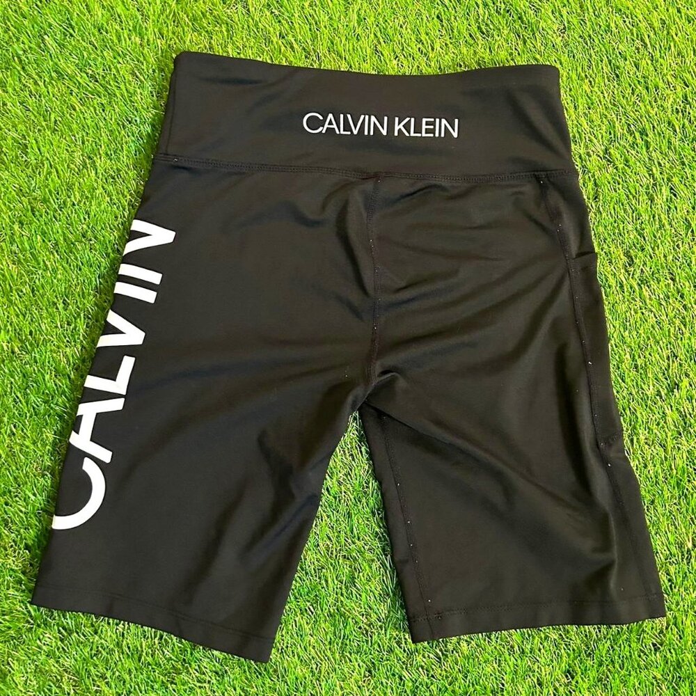 Calvin Klein Black Biker Shorts - Size Small